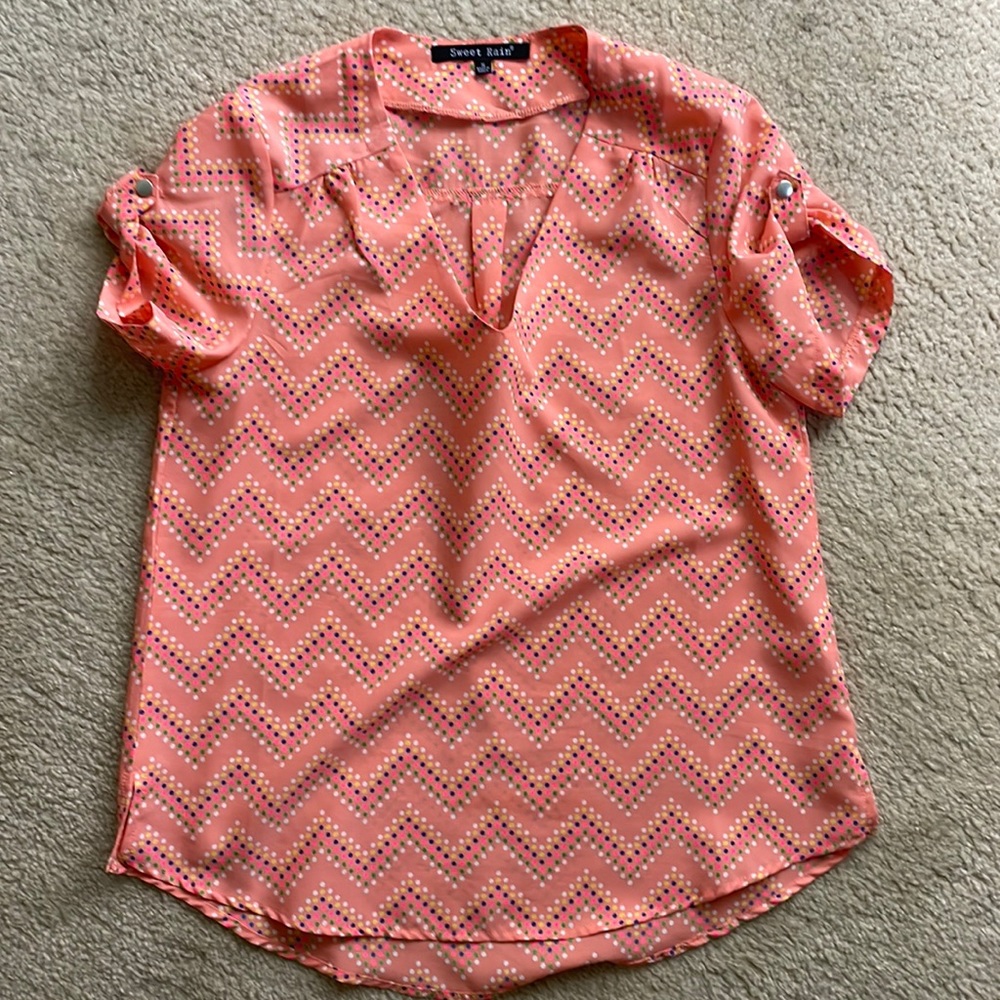 Sweet Rain bright light weight blouse